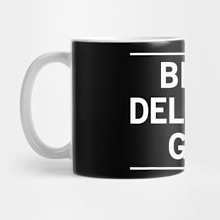 Mens Beer delivery guy Mug